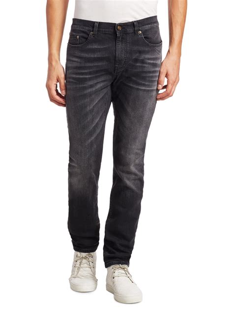 ysl jeans men|saint laurent slim fit jeans.